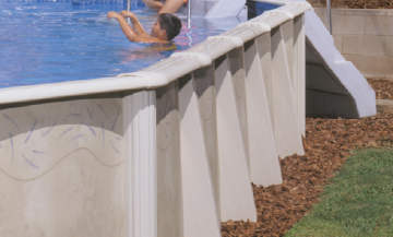 Oval Support System Desert Spring Pool