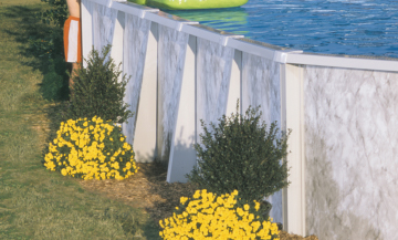 Oval Support System Silver Lake Pool