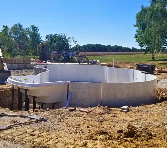 in-ground pool installation