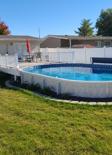 Above Ground Pool- Close Up